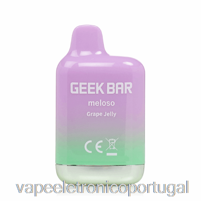 Vape Eletrônico Geek Bar Meloso Mini 1500 Geleia De Uva Descartável